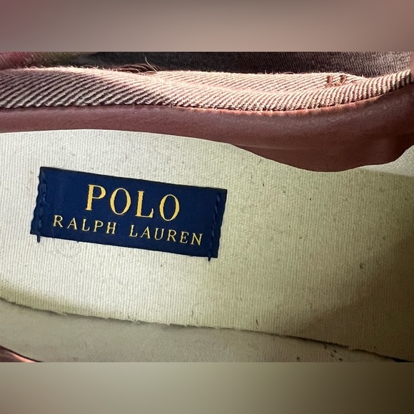 Polo Ralph Lauren Shoes Vaughn Athletic Leather Brown Sneakers Size 10D - Picture 9 of 9